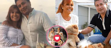 Magaly Medina se luce con Alfredo Zambrano en su cumpleaños Magaly Medina sepulta rumores de ruptura y se luce en foto familiar con Alfredo Zambrano y su hija Jimena