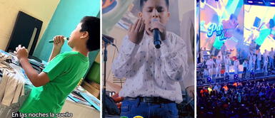 Niño cumple sueño cantando con La Única Tropical tras hacerse viral en TikTok Niño cumple sueño cantando con La Única Tropical tras hacerse viral en TikTok