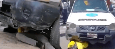 Heladero se pone DEBAJO DE CAMIONETA de Serenazgo PARA IMPLORAR que no se lleven su triciclo | VIDEO Heladero se pone DEBAJO DE CAMIONETA de Serenazgo PARA IMPLORAR que no se lleven su triciclo | VIDEO