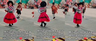 Niña venezolana baila por el Día de la Madre danza peruana y es felicitada por compatriotas "¡Ejemplo de unión cultural!": Niña venezolana baila por el Día de la Madre danza peruana y es felicitada por compatriotas