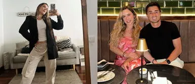 Ale Venturo look de sastre azul Ale Venturo desata ola de suspiros con insuperable look de sastre estilo working girl