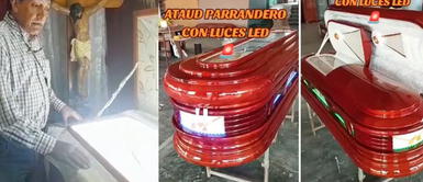 Video de los ataudes con luces LED son una sensación en TikTok. Ataúdes con luces LED: La innovadora propuesta de un emprendedor que 'Ilumina el Camino al Cielo' y causa sensación