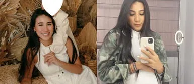 Samahara Lobatón look Samahara Lobatón presume sus 4 meses de embarazo con look en tonos tierra que destaca su baby bump