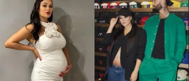 Angie Arizaga rompe tabúes y exhibe su avanzado embarazo con look que revoluciona la moda premamá Angie Arizaga rompe tabúes y exhibe su avanzado embarazo con look que revoluciona la moda premamá