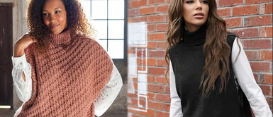 Arma outfits para invierno con esta ligera prenda. 3 maneras de incluir chalecos de cuello alto en tus outfits de invierno