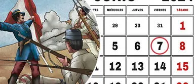 El 7 de junio se conmemora la Batalla de Arica El 7 de junio será feriado por PRIMERA VEZ: quiénes no trabajarán este día y qué se conmemora