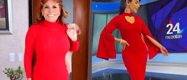 Magaly Medina sorprende con atuendos de invierno. Magaly Medina desata CRÍTICAS con su elección de moda en desfile y usuarios la comparan con Ely Yutronic