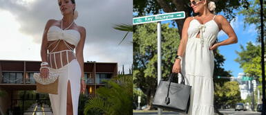 Alejandra Baigorria look Alejandra Baigorria sorprende al irse a trabajar luciendo sublime pijama ideal para el invierno