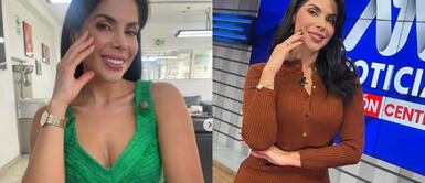 Ely Yutronic vestido verde Ely Yutronic REAPARECE tras bochornoso episodio en ATV con sofisticado y cálido vestido tejido