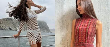 Natalie Vértiz y su outfit en Thrist Natalie Vértiz desata furor en las calles de Cusco con elegante look que usó para la serie de Max