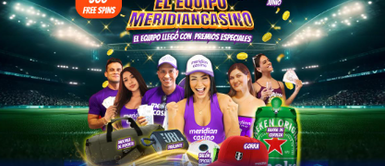Foto: difusión Juega y gana con el equipo Meridian Casino
