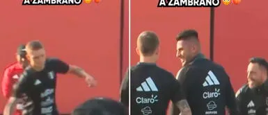 Oliver Sonne le jugó una divertida broma a Carlos Zambrano en la Videna Zambrano se molesta tras nalgada de Sonne, pero se EMOCIONA al ver que fue el 'vikingo': "Ya sabe la criollada"