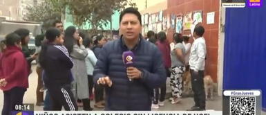 100 niños asisten a colegio bamba 100 niños que ESTUDIARON en colegio 'bamba' de Puente Piedra y perderían 2 años