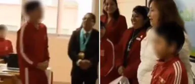 Presidenta Dina Boluarte inaugura Escuela Bicentenaria y pasa la vergüenza de su vida frente a escolares Presidenta Dina Boluarte inaugura Escuela Bicentenario y pasa la vergüenza de su vida frente a escolares