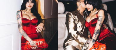 cazzu Cazzu da cátedra de empoderamiento femenino con un osado vestido semitransparente