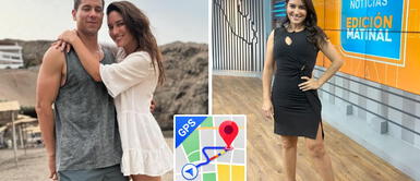 Periodista de ATV reveló que le puso GPS a su esposo para saber donde está: "¿Qué tiene de malo?" Periodista de ATV le EXIGE a su esposo que tenga ACTIVADO el GPS para saber donde está: "¿Qué tiene de malo?"