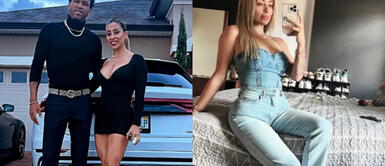 esposa pedro gallese look Claudia Díaz, esposa de Pedro Gallese, celebra sus 34 años con fulminante vestido rojo pasión