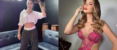 Laura Spoya Laura Spoya derrocha picardía en el set de 'Al sexto día' con vestido negro de transparencias