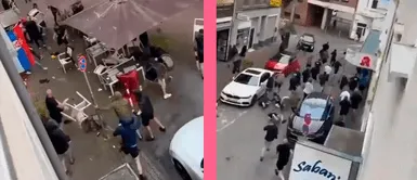Hinchas serbios y albaneses protagonizan fuerte pelea durante la Eurocopa 2024 en Alemania Hinchas serbios y Albaneses pierden los papeles y se enfrentan en las calles de Alemania durante la Eurocopa