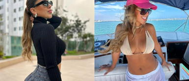 Yahaira Plasencia vestido glam Yahaira Plasencia paraliza las redes con AUDAZ vestido de gamuza que lució para los Billboard