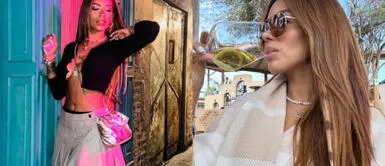 Shirley Arica pantalones cuero Shirley Arica impacta luciéndose como PRESIDIARIA enfundada en look con pants cargo de cuero