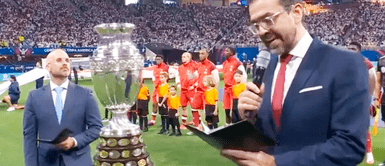 La sorpresiva aparición de un pastor evangélico se robó la atención en la apertura de la Copa América 2024 La sorpresiva aparición de un pastor evangélico se robó la atención en la apertura de la Copa América 2024