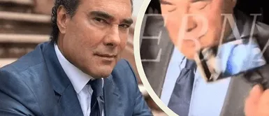Eduardo Yañez atacó a reportera y le quitó el celular ¡Lo volvió a hacer! Eduardo Yáñez INCONTROLABLE le arrebata celular a reportera | VIDEO