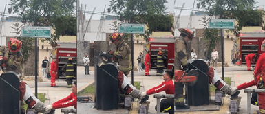 Reciclador queda atrapado en tacho de basura y tuvo que ser rescatado con sierra eléctrica Reciclador queda atrapado en tacho de basura y tuvo que ser rescatado con sierra eléctrica