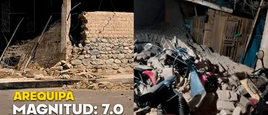 Terremoto en Arequipa de más de 7 grados Cámaras de seguridad CAPTAN terribles IMÁGENES del SISMO de 7 GRADOS en Arequipa
