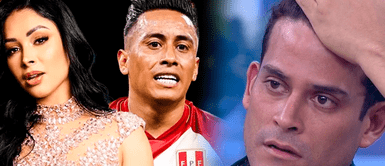 Christian Domínguez con Pamela Franco y Christian Cueva Christian Domínguez NO CALLA MÁS ante ACERCAMIENTO de Cueva y Pamela Franco