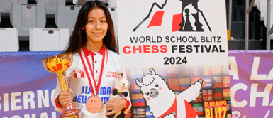¡Vale un Perú! Adolescente de 16 años gana el ORO en tricampeonato panamericano de ajedrez en Chile ¡Vale un Perú! Adolescente de 16 años gana el ORO en tricampeonato panamericano de ajedrez en Chile
