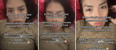 Peruana se arrepiente de haber demandado a su esposo por manutención: "Quedé payasa" Peruana se arrepiente de haber demandado a su esposo por manutención: "Quedé payasa"