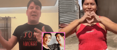 Mira el trend que se ha vuelto viral. Cantante de 'Andy & Lucas' baila el trend de tiktoker peruana 'Son de amores' y este es su PECULIAR mensaje