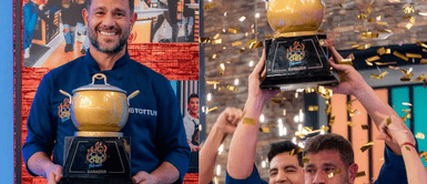 Yaco Eskenazi sorprende con triunfo en 'El gran chef famosos'. Yaco Eskenazi celebra la VICTORIA en 'El gran chef famosos' y se lleva la OLLA DE ORO