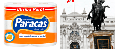 Publicidad de papel Paracas CONTRA el Congreso Esta es la OSADA publicidad de Papel Paracas CONTRA el Congreso que TODOS los peruanos HABLAN en redes