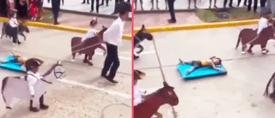 Escolares se lucen con GRANDIOSA escenificación de Túpac Amaru en desfile por Fiestas Patrias ¡ES CINE! PEQUEÑOS escolares se lucen con GRANDIOSA escenificación de Túpac Amaru en desfile por Fiestas Patrias