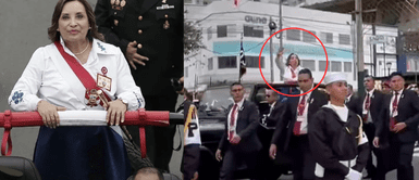 Dina Boluarte reacciona tras acusación de corrupta en la calle. "Tu mamá": Dina Boluarte responde así a gritos de "CORRUPTA" en Desfile Militar