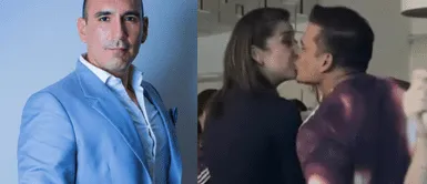 Rafael Fernández reacciona ante beso de su expareja con Domínguez. Rafael Fernández REACCIONA tras ver el beso de Karla Tarazona y Christian Domínguez