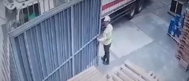 Trabajador de Liderman tuvo terrible accidente. Trágico accidente: agente de seguridad pierde un brazo tras ser aplastado por un camión