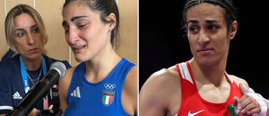 Ángela Carini abandona pelea contra púgil trans y presente queja: "Nunca me habían pegado tan fuerte" Angela Carini abandona pelea contra púgil cisgénero y presenta queja: "Nunca me habían pegado tan fuerte"