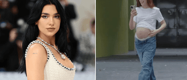 La cantante sorprende con estas inéditas fotos. Dua Lipa se luce EMBARAZADA y sorprende a todos con una TIERNA foto
