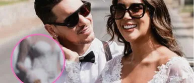 Melissa Paredes luce radiante con su vestido de novia. Melissa Paredes alborota redes al mostrar su glamuroso vestido de novia