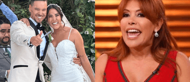 Magaly Medina contra Melissa Paredes y Anthony Aranda Magaly Medina DESTRUYE boda de Melissa Paredes al FILTRAR DATOS INÉDITOS: "Chaufa de menú"