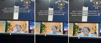Mujer estaba en reunión virtual de trabajo y su novio aparece en ropa interior: el final es inesperado Mujer estaba en reunión virtual de trabajo y su novio aparece en ropa interior: el final es inesperado