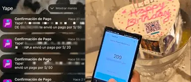 Peruana coloca QR de Yape en su torta de cumpleaños y recauda S/500 Peruana coloca QR de Yape en su torta de cumpleaños y recauda S/500: “Yo tendría 0,10”