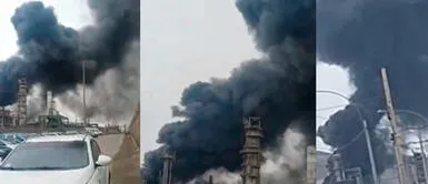 Ventanilla: se registra incendio en las instalaciones de Refinería La Pampilla Ventanilla: se registra ALARMANTE HUMAREDA en las instalaciones de refinería La Pampilla