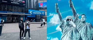 De Perú a Nueva York: Jorge Luna y Ricardo Mendoza presentan 'Hablando huevadas' en el Madison Square Garden De Perú a Nueva York: Jorge Luna y Ricardo Mendoza presentan 'Hablando huevadas' en el Madison Square Garden