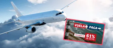 Lanzan pasajes a mitad precio a todo el Perú por cierre de temporada Aerolínea ROMPE PRECIOS: ¡Vuelos desde S/38 para todo el Perú! Mira cómo acceder antes que se agote
