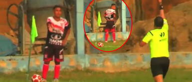 Copa Perú: jugador fue expulsado por orinar en pleno partido por la etapa departamental Copa Perú: jugador fue expulsado por orinar en pleno partido por la etapa departamental