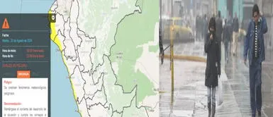 Alerta Naranja en Lima y en 9 regiones del Perú Alerta Naranja en Lima y en 9 regiones del Perú: Senamhi revela fenómeno ‘peligroso’ desde el 19 de agosto